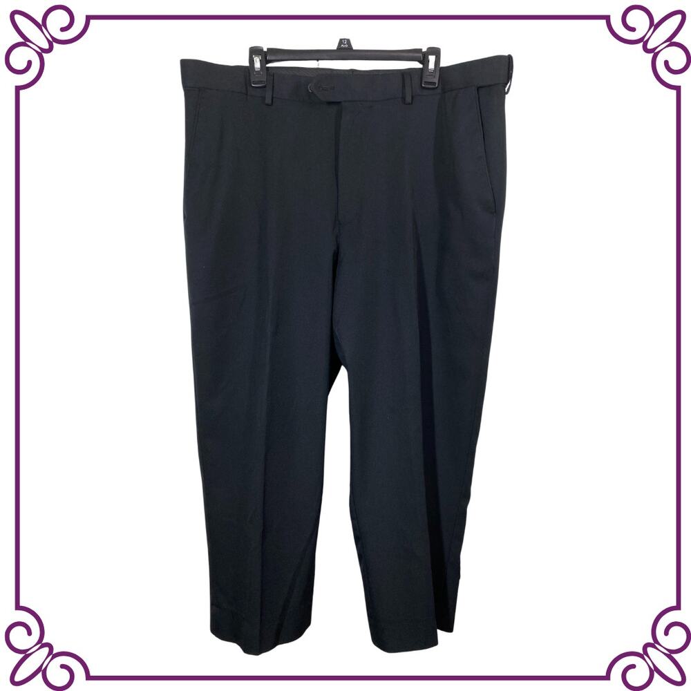 Croft & Barrow Essential Classic Fit Men's Slacks Pants Black Size 40 x 29